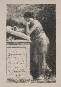 リトグラフ、1887年。 作： Ignace Henri Jean Fantin Latour