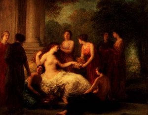 金星のトイレ 作： Ignace Henri Jean Fantin Latour