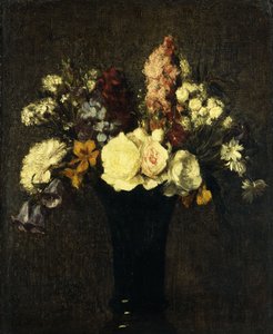 花瓶;花瓶、1869年 作： Ignace Henri Jean Fantin Latour