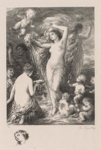金星のアナディオメン、1898年。