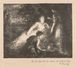 魔女、1899年 作： Ignace Henri Jean Fantin Latour