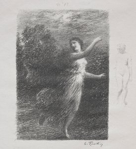 24。 作： Ignace Henri Jean Fantin Latour