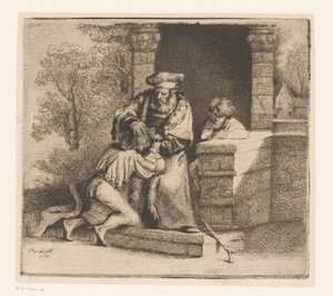 放蕩息子の里帰り 作： Ignace Joseph de Claussin (attributed to)