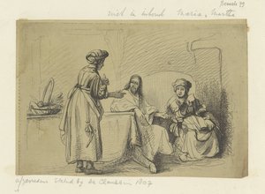 Christus bij Maria as Martha 原画集85点（連載タイトル） 作： Ignace Joseph de Claussin (possibly)