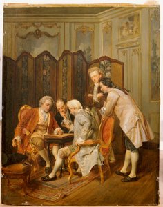 バックギャモンプレーヤー、1866 作： Ignacio Leon y Escosura