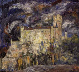 ALCAZAR DE SEGOVIA-1925-OLEO - LIENZO-115X124 CM