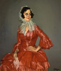 ANGUSTIAS DE ROJO-1939-O - L-117X101 CM 作： Ignacio Zuloaga y Zabaleta