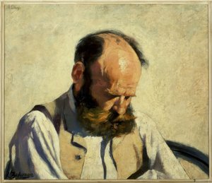 ベガーズヘッド-1890-オイル-キャンバス-43X50 CM 作： Ignacio Zuloaga y Zabaleta