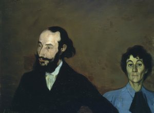 チャールズモリスとその妻」、1889年、キャンバスに油彩、70×90 cm 作： Ignacio Zuloaga y Zabaleta