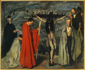 イグナシオ・ズロアガ-出血のキリストまたは血のキリスト、1911年、キャンバスに油彩、250×300 cm 作： Ignacio Zuloaga y Zabaleta