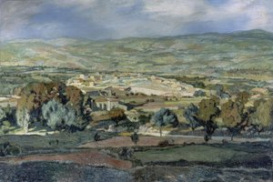 アルハマの風景 &39;、1923年、キャンバスに油彩、87×128 cm、AS00699 作： Ignacio Zuloaga y Zabaleta