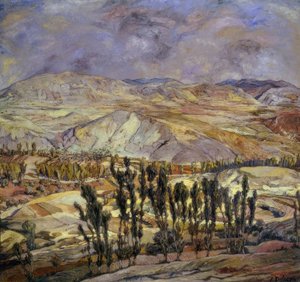 カラタユの風景 &39;、1930年、キャンバスに油彩、113×123 cm、AS00634 作： Ignacio Zuloaga y Zabaleta