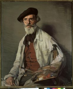 パブロ・ウランガ、肖像画-ズロアガの絵画 作： Ignacio Zuloaga y Zabaleta