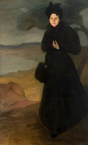 マドモアゼルバレンタインデトマスの肖像、c。 1895 作： Ignacio Zuloaga y Zabaleta