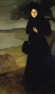 バレンタインデトマの肖像-1894-95-O - L-200X120 CM 作： Ignacio Zuloaga y Zabaleta