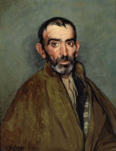 男性の肖像-20世紀 作： Ignacio Zuloaga y Zabaleta