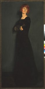 マリノフスカ夫人の肖像 作： Ignacio Zuloaga y Zabaleta