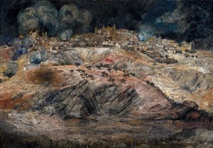 スペイン内戦(1936-1939) : "炎上するテロドの風景"