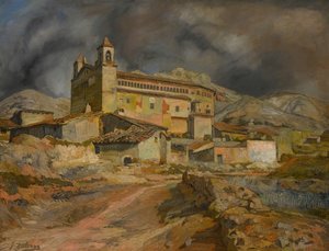 マルエンダの教会 マルエンダの教会、c。 1924年。 作： Ignacio Zuloaga y Zabaleto