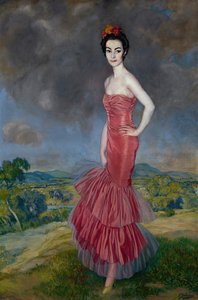 ガライの貴婦人。 作： Ignacio Zuloaga y Zabaleto