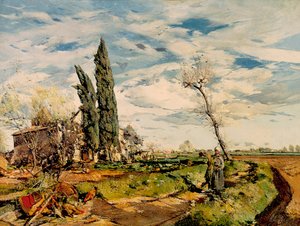 ""礼拝堂 "" イグナシ・マジョール（1892-1940）の絵画。1925.バルセロナ。カタルーニャ国立美術博物館。 作： Ignasi Mallol Casanovas