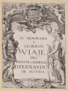 D. De Aedo y Gallert のタイトル ページ、... インファンテ カルデナルの航海... 作： Ignatius Cornelis Marinus after Sir Peter Paul Rubens