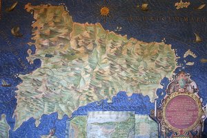 シチリアの地図 作： Ignazio Danti