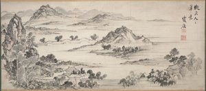 1700年代の西湖の眺め。