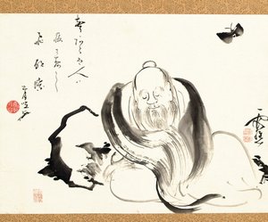 蝶を夢見る荘子 作： Ike no Taiga