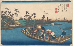 わらび の 液、 都外川 私、 か。 １８３８。 作： Ikeda Eisen