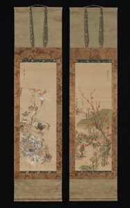 四季の花鳥図、19世紀半ば。 作： Ikeda Koson