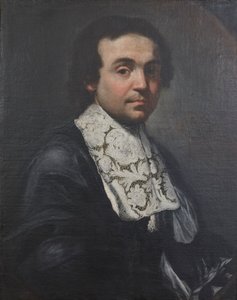 男の肖像 1670年頃 油彩・カンヴァス 作： Il (1639 1709) Baciccio