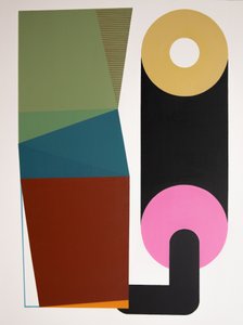 幾何学的なカラーブロック 作： Ildefonso Martín