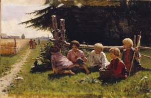 待ち伏せの子供 作： Illarion Mikhailovich Pryanishnikov