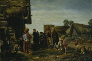 巡礼者、1870 作： Illarion Mikhailovich Pryanishnikov