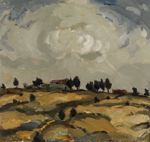 雲のある秋の風景 作： Ilmari Aalto