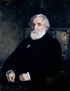 イワン・セルゲイエヴィチ・トゥルゲーネフの肖像（オレル 作： Ilya Efimovich (after) Repin