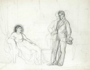 ジュゼッペヴェルディ作「La traviata」のヴィオレッタとしてのアデリナパティ、1860年代前半から1870年代前半 作： Ilya Efimovich Repin