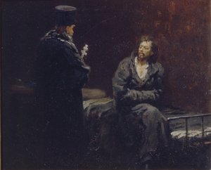 告白前、1879-1885 作： Ilya Efimovich Repin