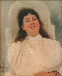 マリアンヌ・フォン・ヴェレフキンの肖像 作： Ilya Efimovich Repin