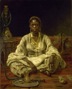黒人女性、1875-1876。 作： Ilya Efimovich Repin