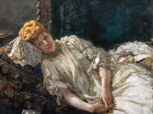 ルイーズ・ド・リケ、マーシー・アルジャントー伯爵夫人 作： Ilya Efimovich Repin