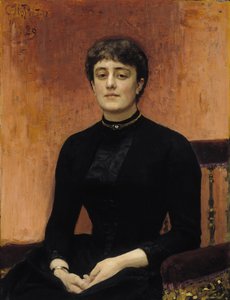 Yelizaveta Zvantseva 1864-1921の肖像 作： Ilya Efimovich Repin