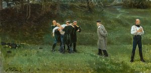 決闘 作： Ilya Efimovich Repin
