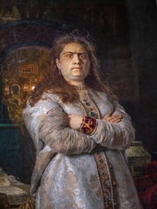 ノヴォデヴィチ修道院でのツァレヴナ・ソフィア・アレクセイエフナ 作： イリヤ・エフィモヴィチ・レーピン