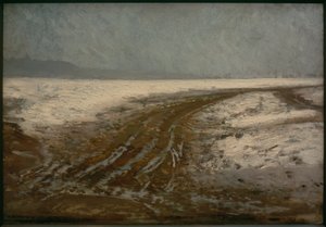 道（雪の中の道 作： Ilya Efimovich Repin