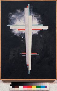 シュプレマティズム - シュプレマティズム - Ilya Grigoryevich Chashnik (Ilia Tchachnik) (1902-1929) による絵画、キャンバスに油彩 作： Ilya Grigorevich Chashnik
