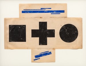 至高のパターン、ca 1921 作： Ilya Grigorevich Chashnik