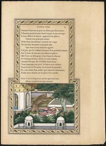 1837〜1839年、Lours and Lamateur de jardins The Bear and the Gardener。 作： Imam Bakhsh Lahori