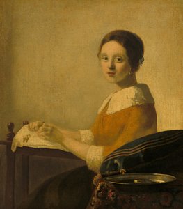レースメーカー 作： Imitator of Johannes Vermeer